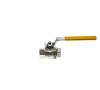 Robinet à boisseau sphérique à 2 voies pour oxygène en acier inoxydable Rp 3/4 pouce
