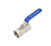 Robinet à boisseau sphérique basse pression en acier inoxydable 304 BSP, filetage 1/2", 3/4", 1", 2", DN15, DN20, DN25, DN32, DN40, DN50, 1 pièce(1-1/2")