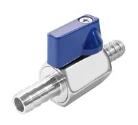 Robinet à boisseau sphérique cannelé en acier inoxydable de 10 mm, raccord rapide pour eau, gaz et carburant