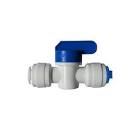 Robinet à boisseau sphérique d'arrêt pour filtre à eau d'aquarium Système d'osmose inverse 9,5 mm DWBPGVUN