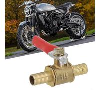 Robinet à boisseau sphérique de pompe à moteur, robinet de carburant en laiton scellé pour un transfert efficace du carburant, 8 mm, 516 pouces pour moto, tracteur, quad, tondeuse à gazon