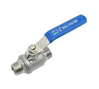 Robinet à boisseau sphérique en acier inoxydable 304, 2 pièces, filetage mâle BSP 1/4, 3/8, 1/2", 3/4", 1", 2", adaptateur de raccord for interrupteur eau, gaz et huile(2")