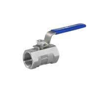 Robinet à boisseau sphérique en acier inoxydable 304, filetage femelle BSP 1/4", 3/8", 1/2", 3/4", 1", for eau, pétrole et gaz(1")