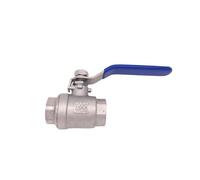 Robinet à boisseau sphérique en acier inoxydable DN50, filetage femelle 2 pouces BSP SS304 SUS316, 201 voies de contrôle(SS316)