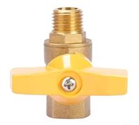 Robinet à boisseau sphérique en cuivre avec double filetage de 10,2 cm pour un arrêt sûr du gaz naturel et du propane dans les installations résidentielles et industrielles (I 4 minutes)