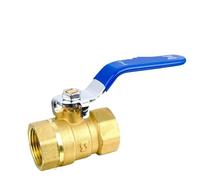 Robinet à boisseau sphérique en laiton 1/2", 3/4", 1", 2", 3", 4", filetage interne en cuivre, interrupteur for gaz naturel, eau du robinet(3")