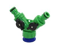 Robinet à boisseau sphérique en laiton 3 voies, Répartiteur d'eau de jardin à 2 voies, répartiteur en Y, interrupteur réglable, tuyau d'arrosage femelle 1/2 3/4, 1 pièce(A)