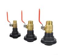 Robinet à boisseau sphérique en laiton, 30,5 cm pour filetage mâle BSP, compatible avec divers systèmes de tuyauterie pour un contrôle efficace du débit (3/4")