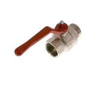 Robinet à boisseau sphérique en laiton à 2 voies, mâle à femelle G/G 1-1/4", conception courte