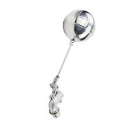 Robinet à boisseau sphérique flottant en acier inoxydable 304, coude de 1/2 pouce à 1-1/4 pouce, robinet à flotteur compact for citerne(1-1/4inch)