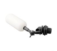 Robinet à boisseau sphérique flotteur 1,27 cm Contrôleur de niveau d'eau de remplissage automatique pour bassin pour aquariums de poissons et réservoir d'eau Construction en plastique durable avec