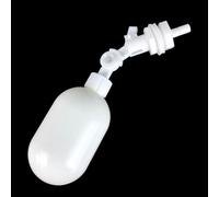 Robinet à boisseau sphérique flotteur en plastique de 6,35 mm pour systèmes RO et aquariums - Vanne de remplissage/d'alimentation automatique - Pression nominale de 0,02 à 0,8 MPa (grosse boule)