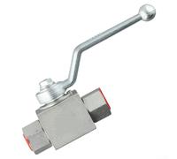 Robinet à boisseau sphérique hydraulique avec flotteur 1 pièce en acier au carbone, assure une étanchéité maximale dans des conditions de haute pression jusqu'à 500 bar (NPT 2,5 cm)
