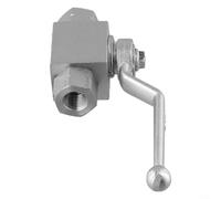 Robinet à boisseau sphérique hydraulique avec flotteur 1 pièce en acier au carbone, assure une étanchéité maximale dans des conditions de haute pression jusqu'à 500 bar (NPT 1-4")