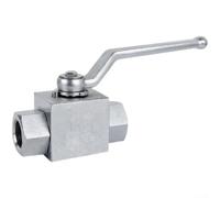 Robinet à boisseau sphérique hydraulique haute pression avec construction en acier au carbone pour un arrêt fiable et un changement de direction des médias dans les applications industrielles (1)