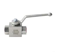 Robinet à boisseau sphérique hydraulique haute pression bidirectionnel en acier au carbone 6,35 mm à 2,5 cm pour BSP 500 bar Design flotteur manuel filetage interne étanchéité maximale pour l'eau (G3