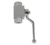 Robinet à boisseau sphérique hydraulique pour un contrôle sûr et efficace des médias dans les canalisations haute pression, compact et (1/4)