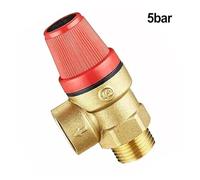 Robinet à boisseau sphérique Lot De 2 Vannes De Vidange Automatiques En Laiton For Chauffe-eau Mural, Avec Soupape De Sécurité Solaire Et Compteur tuyauterie sous pression(5bar)