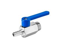 Robinet à boisseau sphérique mini en acier inoxydable 304 à long manche avec filetage mâle femelle 7 mm, 8 mm, 10 mm, 12 mm, 14 mm, 16 mm, 1/8" 1/4" 3/8" 1/2"(1I2 Male-16mm)