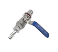 Robinet à boisseau sphérique pagode en acier inoxydable 1/2", évacuation par plaque de réservoir d'eau, robinet de baril de bière, robinet de purificateur d'eau(20mm)