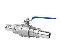 Robinet à boisseau sphérique, robinet à boisseau sphérique en acier inoxydable, 1 pièces 8 mm 10 mm 12 mm 1 m 14 mm 15 mm 16 mm 19 mm 20 mm 25 mm OD tuyau barbelé 304 robinet à boisseau sphérique de v