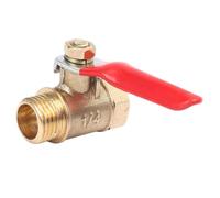 Robinet à boisseau sphérique robuste en laiton AB33-4PCS 1/4 pouce, interrupteur d'arrêt, raccord de tuyau fileté NPT mâle et femelle