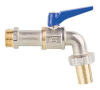 Robinet a boisseau spherique Viva avec raccord et levier en alu PN40, DN25 1"