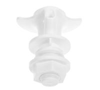 Robinet à Bouton Poussoir pour Carafe à Boissons, Plastique Blanc 15 MM | Remplacement pour Glacière et Bocal, Versement Propre, Bouchon Anti-poussière, Usage Bureau ou Camping