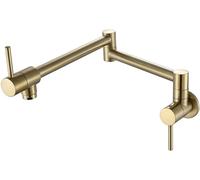 Robinet à Bras oscillant à Double Joint Extensible réglable, Un Seul Robinet d'évier de Cuisine à Eau Froide pour Une Installation Facile à la Maison et au Restaurant