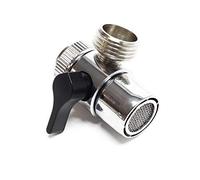 Robinet à deux voies Adaptateur de robinet Filtre à eau sur évier 20mm (3/4")