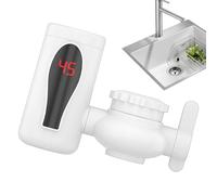 Robinet À Eau Chaude Instantanée - Chauffe-Eau Sans Réservoir | Robinet Rotatif Avec Affichage Numérique LED Et Double Modes Pour Lavage Des Mains, Salle De Pause, Salle De Bain, Petits