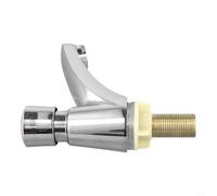 Robinet à fermeture automatique à retard de salle de bain publique, robinet d'économie d'eau en alliage de zinc chromé avec arrêt automatique en 4 secondes pour lavabo, support de pont d'interface G1