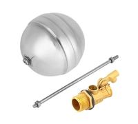 Robinet à flotteur à bille en acier inoxydable avec capteur d'eau et filetage mâle en laiton DN15 G1/2