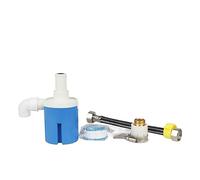 Robinet à flotteur automatique de remplacement durable et pratique de contrôle du niveau d'eau de 1/2'', robinet à bille en nylon anticorrosion(30mm)