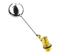 Robinet à flotteur de réservoir d'eau à filetage mâle en laiton inoxydable, contrôle de débit, raccord en cuivre 1/2 pouce mâle vers tuyau