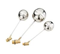 Robinet à Flotteur en Acier Inoxydable, 1/2" 3/4" 1" Laiton Valve à Flotteur pour Réservoir d'Eau Chaude et Froide Valve à Boule Flottante, pour le Contrôle de Débit des Réservoirs de Citerne/Expansi