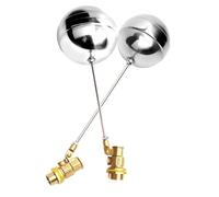 Robinet à flotteur en laiton 1/2", 3/4", 1", 1-1/4", 1-1/2", 2", for réservoir d'eau, contrôle de débit en acier inoxydable for réservoirs d'expansion (DN25)(DN15)