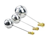 Robinet à flotteur en laiton 1/2", 3/4", 1", for réservoir d'eau froide et chaude | Tige SS201 | Contrôle du débit for réservoirs d'expansion (couleur: 1 pièce, taille: 3/4")(1pc,1/2")