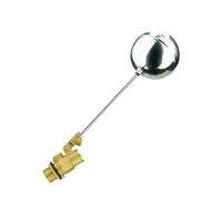 Robinet à flotteur en laiton 1 pièce 3/4 pouce, vanne de régulation automatique du débit d'eau 1/2 pouce 1 pouce for petits réservoirs d'eau(1inch)