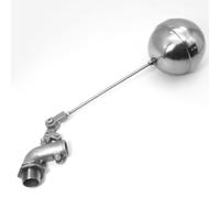 Robinet à flotteur réglable en acier inoxydable 304 for réservoirs d'eau - Tailles 1/2", 3/4", 1", 1-1/4" - Robinet à bille durable(DN15)