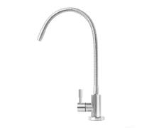 Robinet à osmose inverse argenté 344 mm de hauteur pour évier