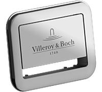 Robinet à ouverture par pression Villeroy & Boch U909520AL 14,5 x 27,5 x 11,4 cm, sans trop-plein, gris naturel