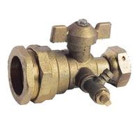 Robinet à purge droit avec écrou femelle pour tube PE D32 3/4'' - 70-32-20 G