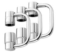 Robinet à Rallonge Rotatif Multifonctionnel, Robinet Cuisine, Mousseur Robinet de Rallonge Pivotant à 1080°, Mousseur Robinet Cuisine Avec 2 Modes de Pulvérisation, pour Cuisine Salle de Bain (3pcs)