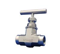 Robinet à soupape aiguille filetage femelle DN10 DN15 3/8" 1/2" en acier inoxydable 304 haute pression(1/2")