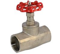 Robinet à soupape en acier inoxydable SS304 à filetage femelle 1/2" 3/4" 1" BSPT, robinet-vanne droit américain épaissi(1")