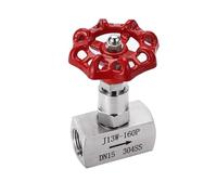 Robinet à soupape haute pression à filetage femelle en acier inoxydable 304 - Compatible avec électrovanne et clapet anti-retour J13-160P, 1 pièce(1in)