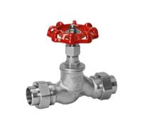 Robinet à soupape joint direct de type S en acier inoxydable 304, robinet d'arrêt droit B amovible 1/2 po