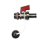 Robinet à sphère KFE 1/2' auto-scellant en laiton nickelé