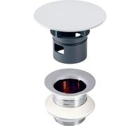 Geberit Vanne à tige avec bouchon de vidange 1 1/4x50mm chromé - 152.050.21.1